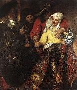 VERMEER VAN DELFT, Jan The Procuress  et oil